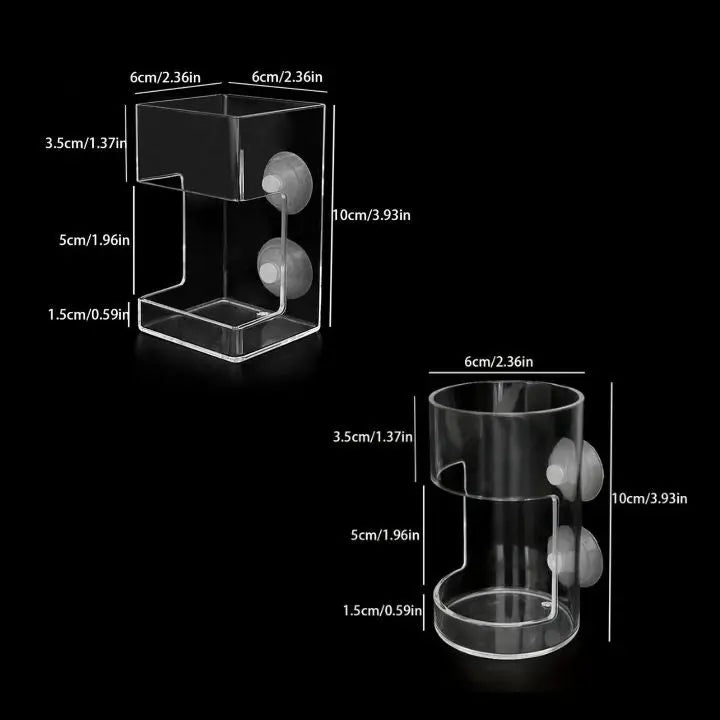 BowLift | Aquarium Feeding Station with Suction Cups – Clean & Targeted Feeding