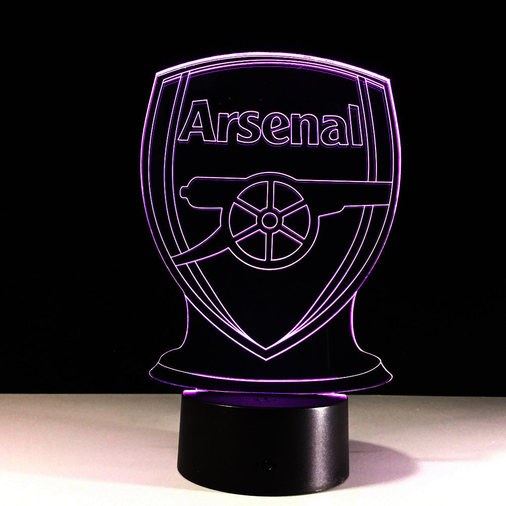 BowLift | Football Arsenal 3D Optical Illusion Lamp