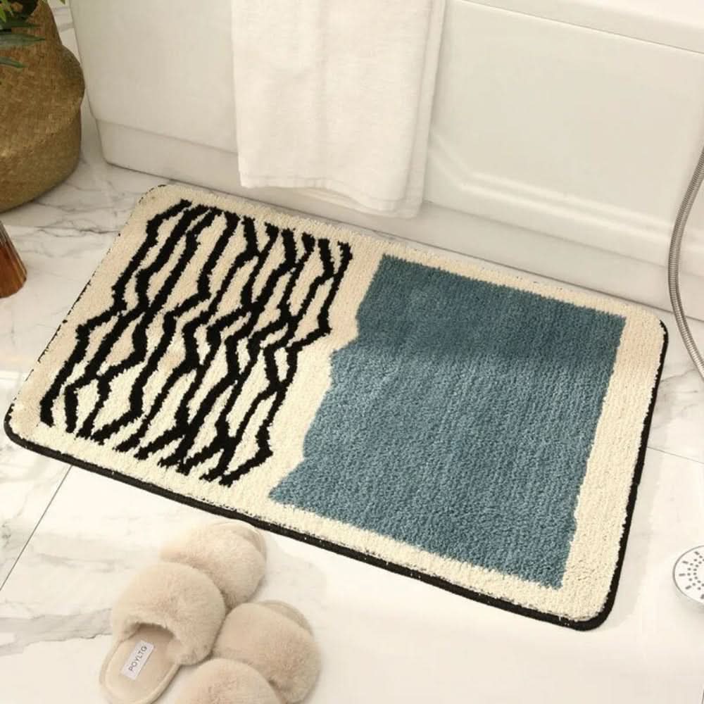 BowLift | Abstract Non-Slip Bath Mat – Soft Luxury Design