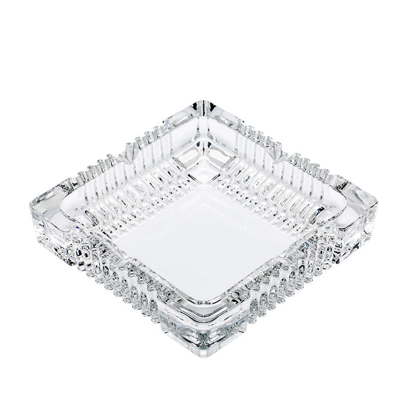 BowLift | Thick And Transparent Square Glass Ashtray, Creative Crystal Glass Ashtray, Hotel And Household Ashtray