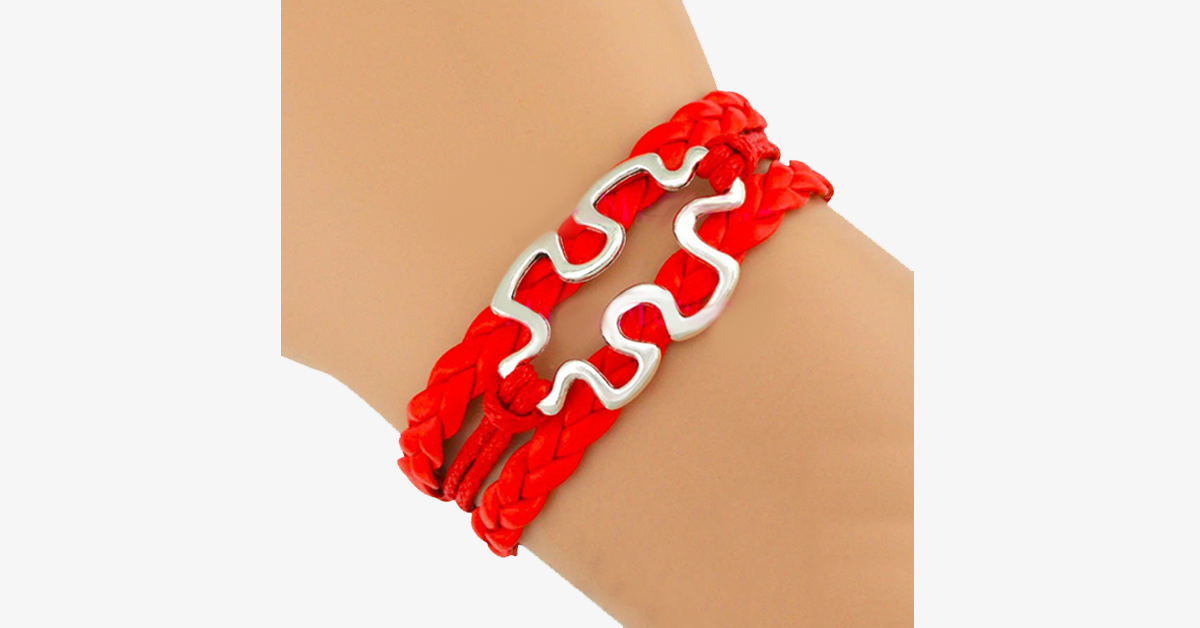 BowLift | Autism Awareness Puzzle Piece Bracelet