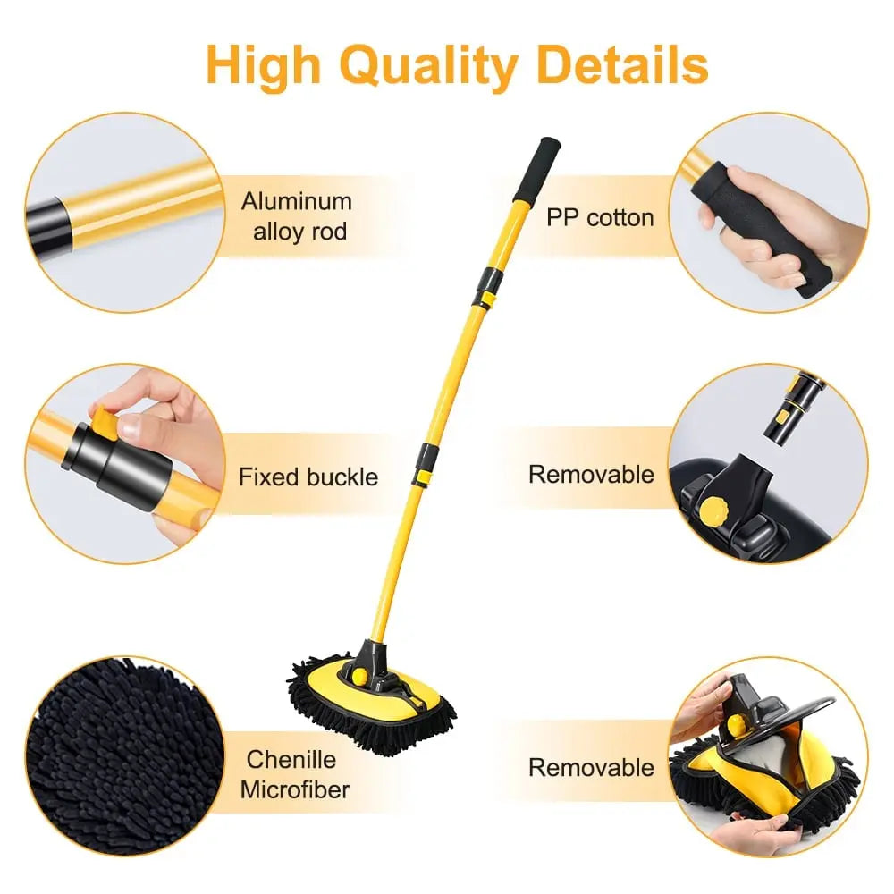 BowLift | Auto Cleaning Brush - For hard-to-reach areas and streak-free cleaning