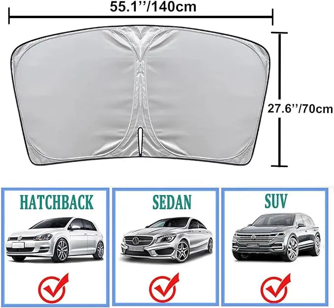 BowLift | Car sun shades for windshields – UV-reflecting heat shielding for SUVs and cars
