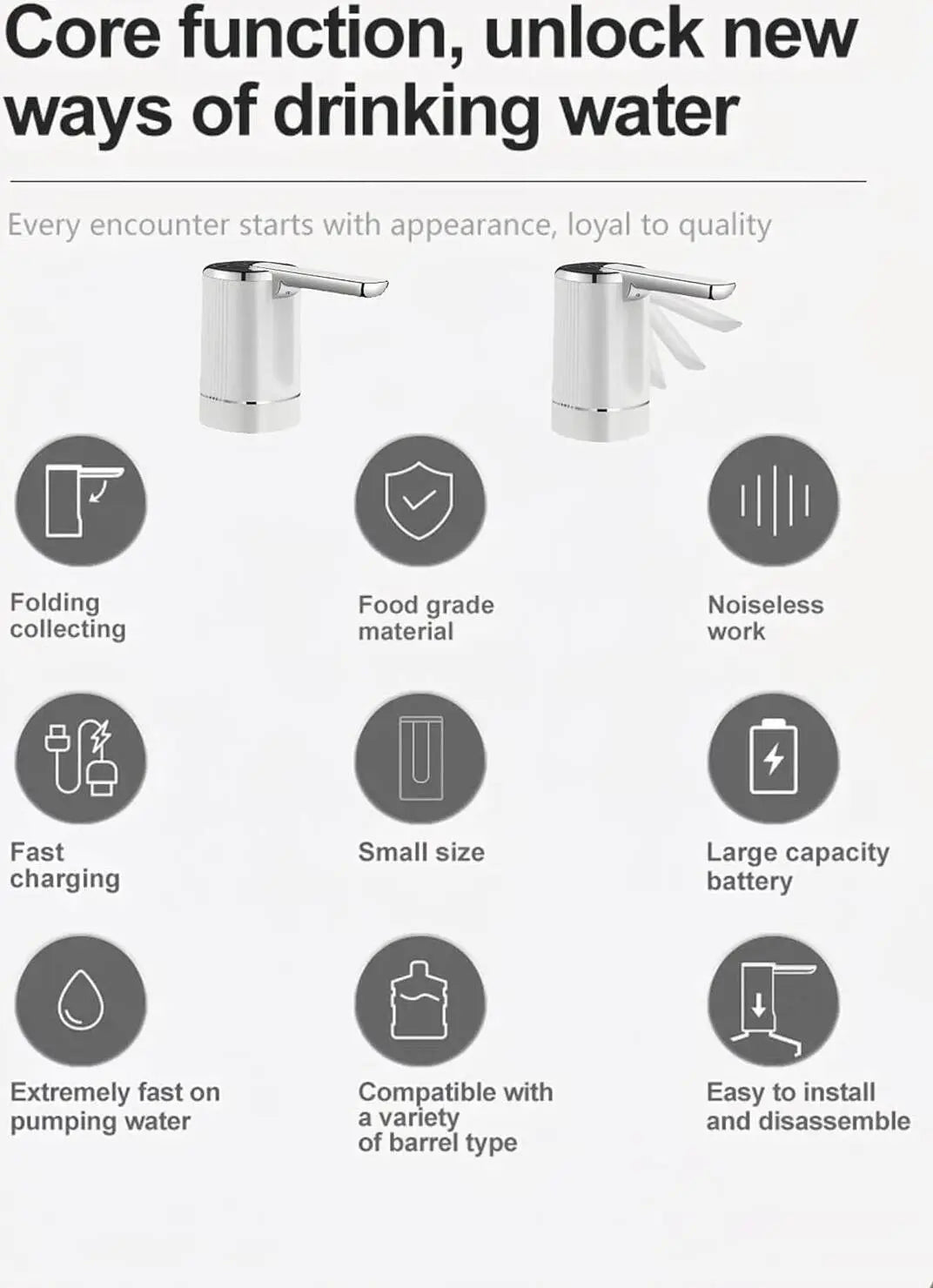 BowLift | Automatic water dispenser with battery – hygienic & touchless dispensing