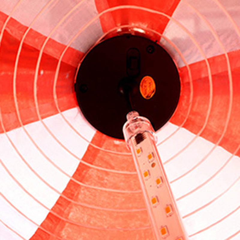 BowLift | Contemporary Creative Solar Hot Air Balloon Fabric Shade LED Outdoor Pendant Light for Terrace Outside