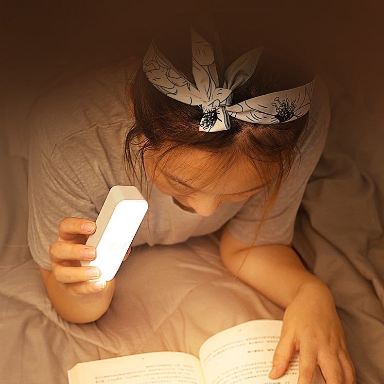 BowLift | Modern Minimalist Rechargeable Magnetic Suction Cup Plastic Strip Rectangular LED Wall Light Night Light For Studying