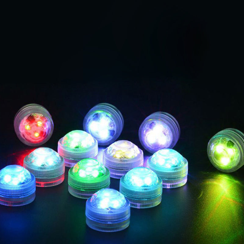 BowLift | Modern Simplicity waterproof Battery PS round underwater LED landscape lighting outdoor light for outdoor patio