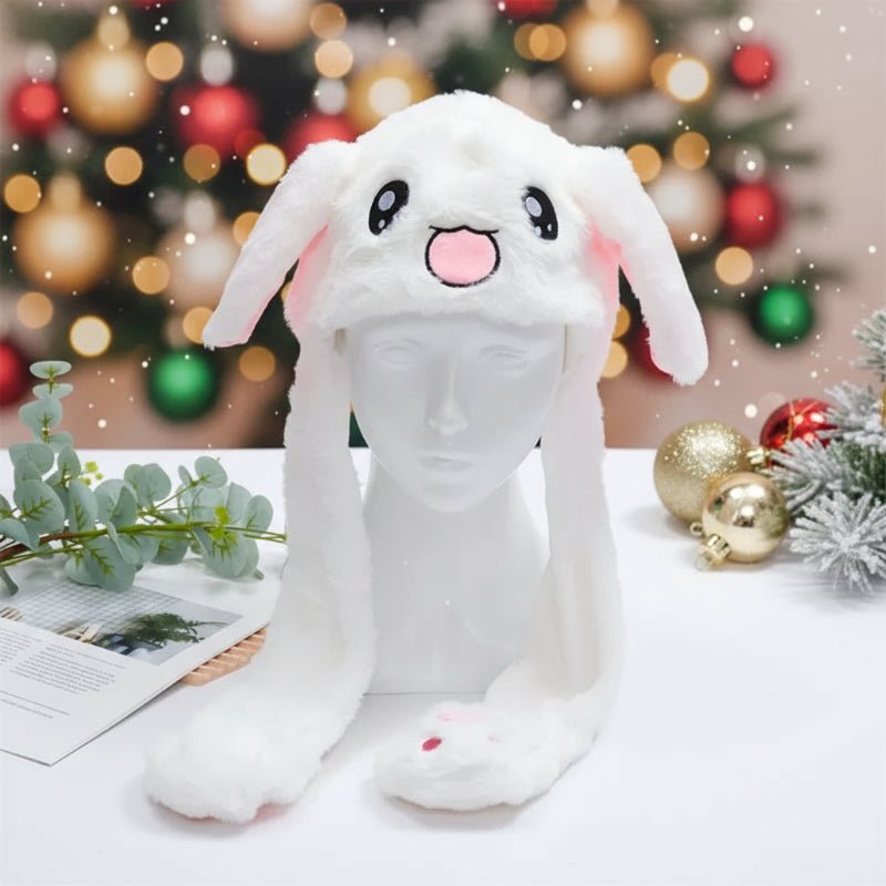 BowLift | Interactive bunny hat with movable ears and soft plush fabric