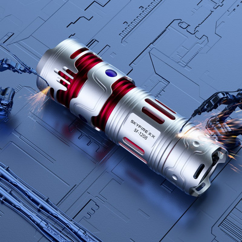 BowLift | High-Intensity Rechargeable Super-Bright Fingertip Gyro Flashlight