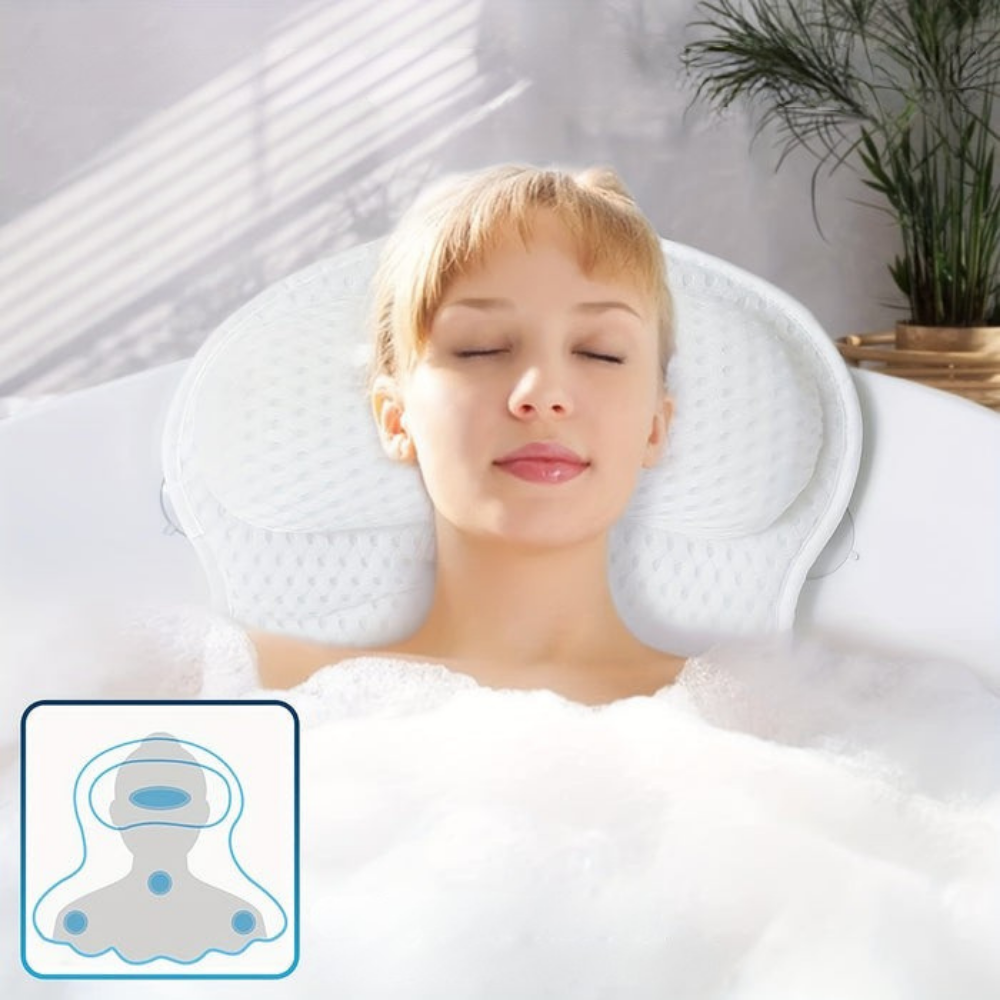 BowLift | Bath Pillow Ergonomic Mesh Spa Cushion