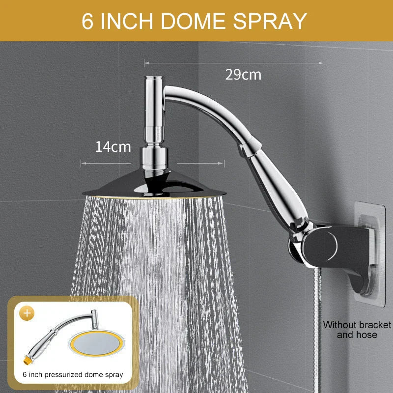 BowLift | Rain Spa Deluxe | Water-saving rain showerhead