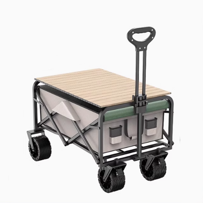BowLift | Super Giant Wheel Outer Card Inner Green Beach Cart Camping Trolley Trailer Load-Bearing 200 Kg