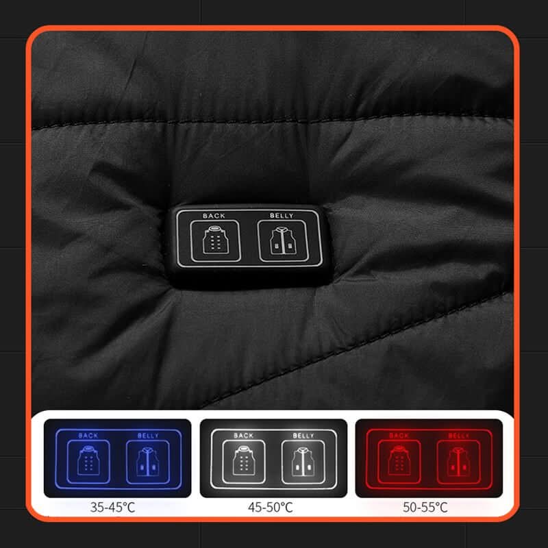 BowLift | Heated waistcoat with 13 heating zones for cold days