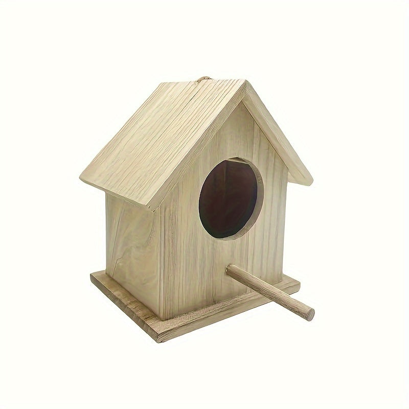 BowLift | Bird House Wooden Hanging Nest Box Shelter