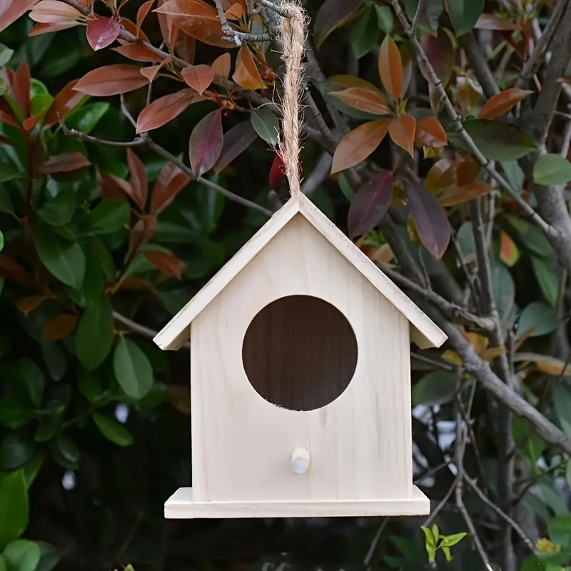BowLift | Bird House Wooden Hanging Nest Box Shelter