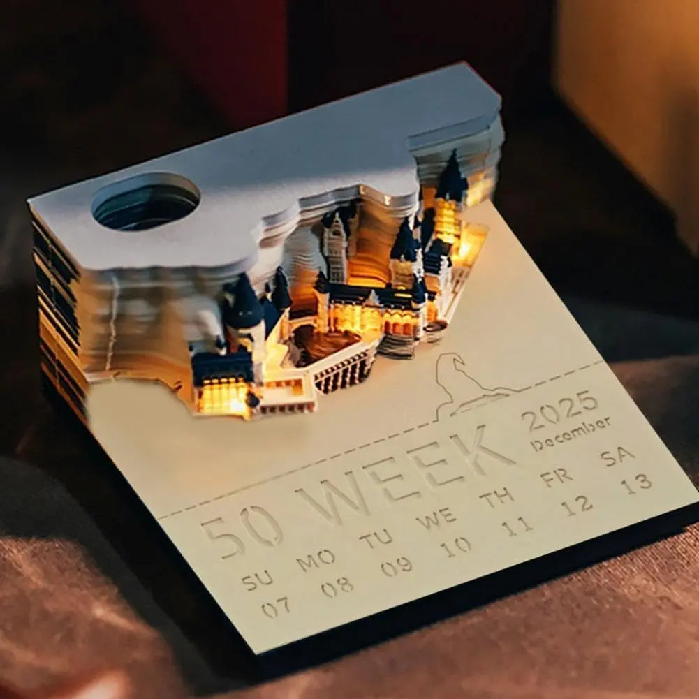 BowLift | Illuminated 3D Castle Notebook