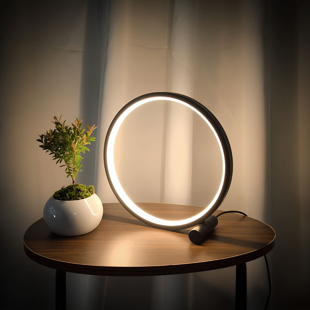 BowLift | LED Table Lamp Ring Dimmable Bedside Light