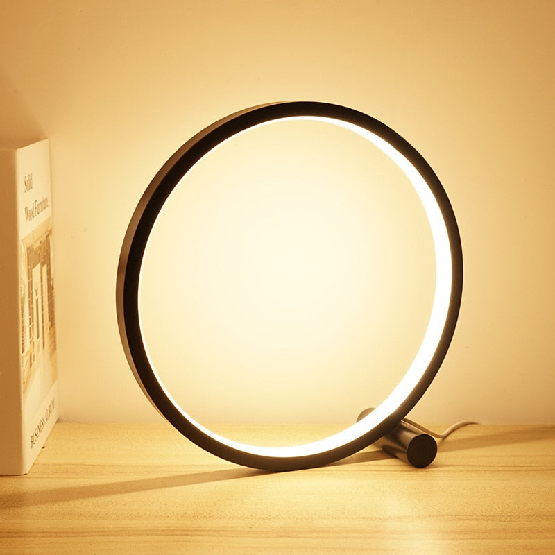 BowLift | LED Table Lamp Ring Dimmable Bedside Light