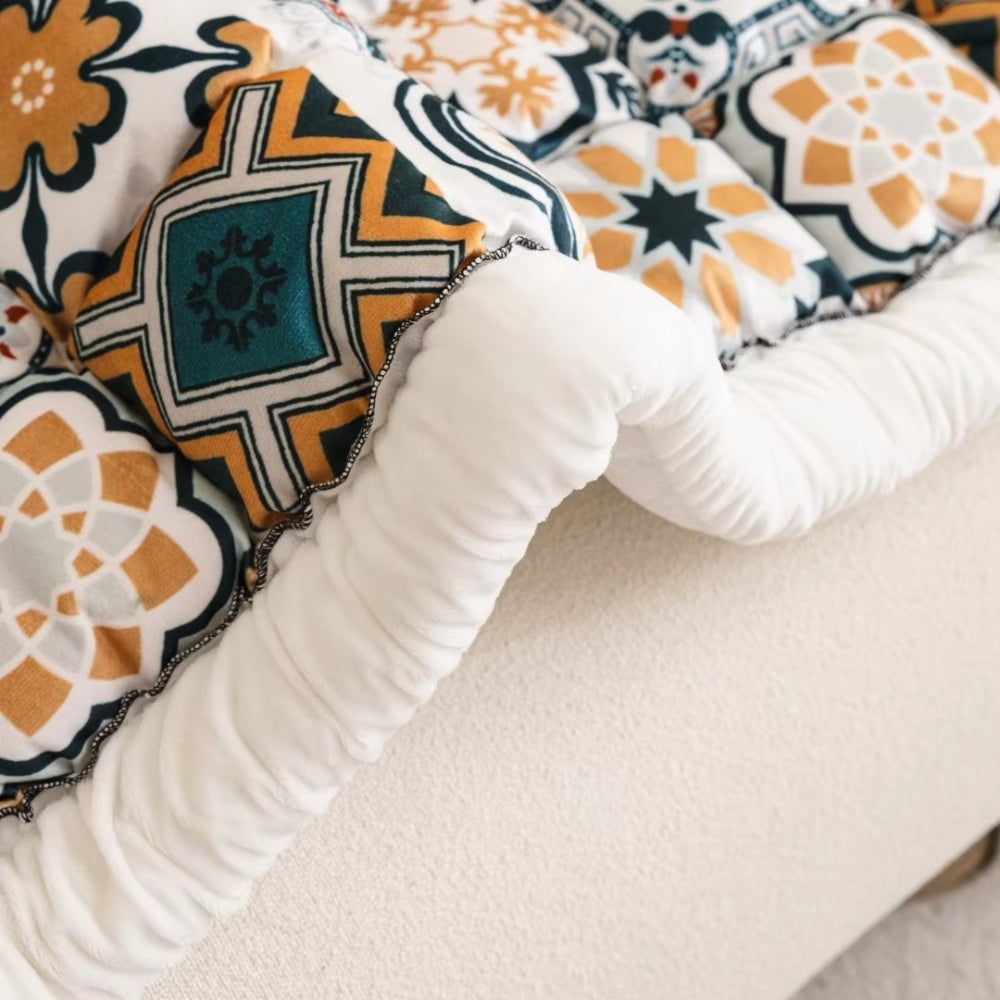 BowLift | Bohemian Printed Quilted Sofa Cover