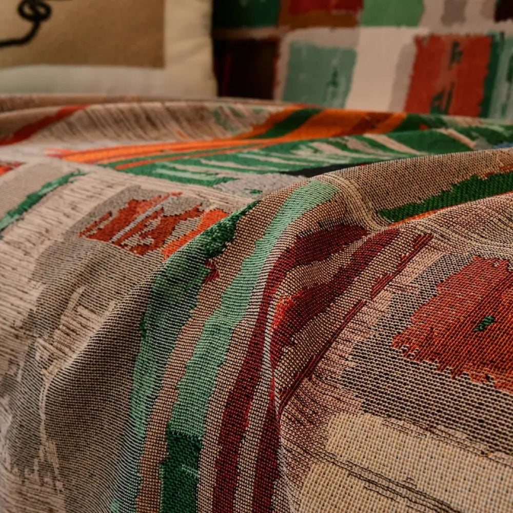 BowLift | Bohemian Rustic Geometric Sofa Cover