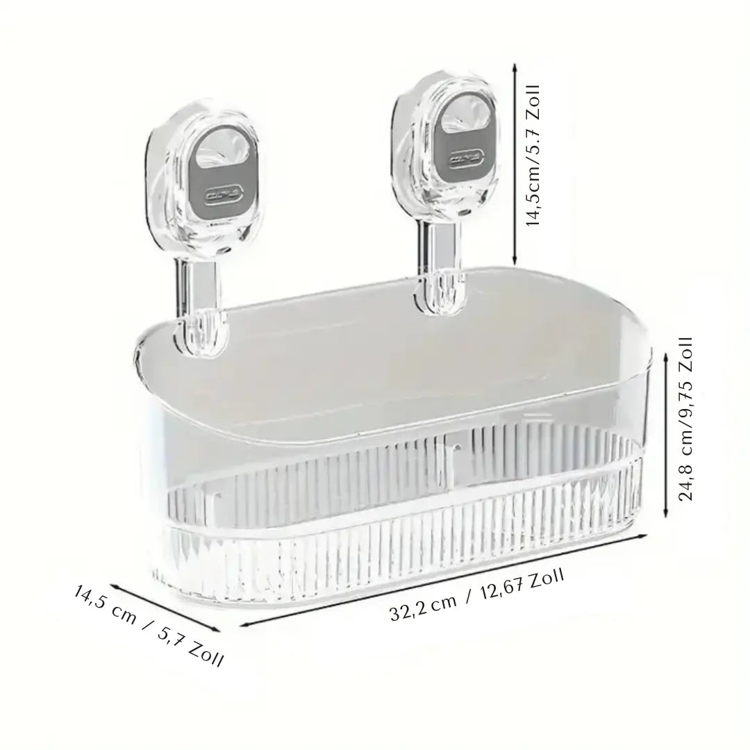 BowLift | Drill-free storage box with snap-on system