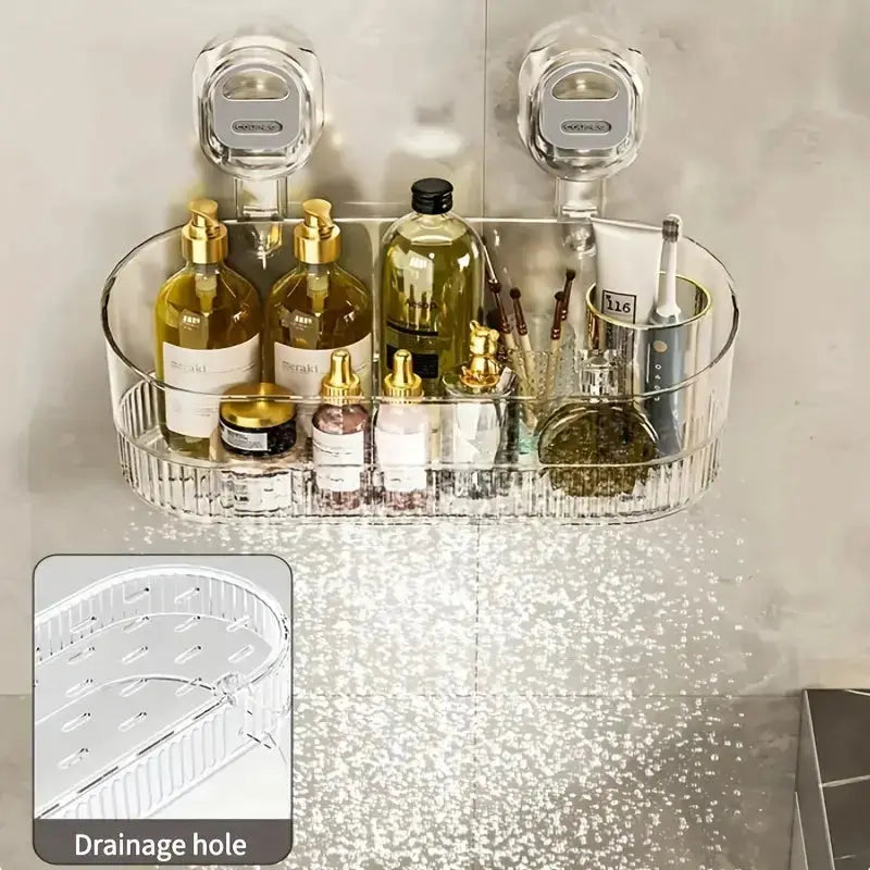 BowLift | Drill-free suction cup bathroom storage box