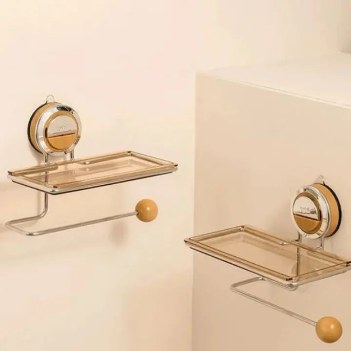 BowLift | Drill-free toilet paper holder made of stainless steel