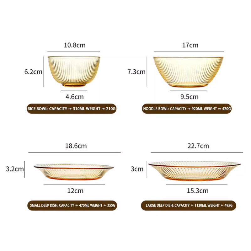 BowLift | Tableware Set, Rice Bowl, Good-Looking Microwave Special Eating Bowl, High Temperature Resistant Salad Bowl For Home Use