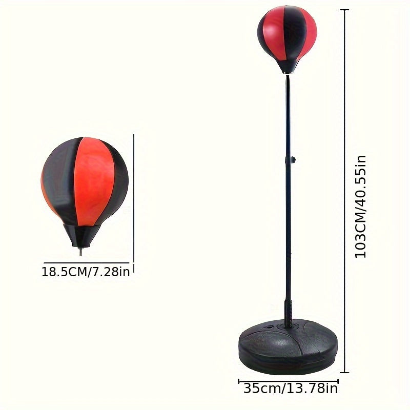 BowLift | BoksFun JuniorSet – Adjustable Punching Bag with Gloves for Children