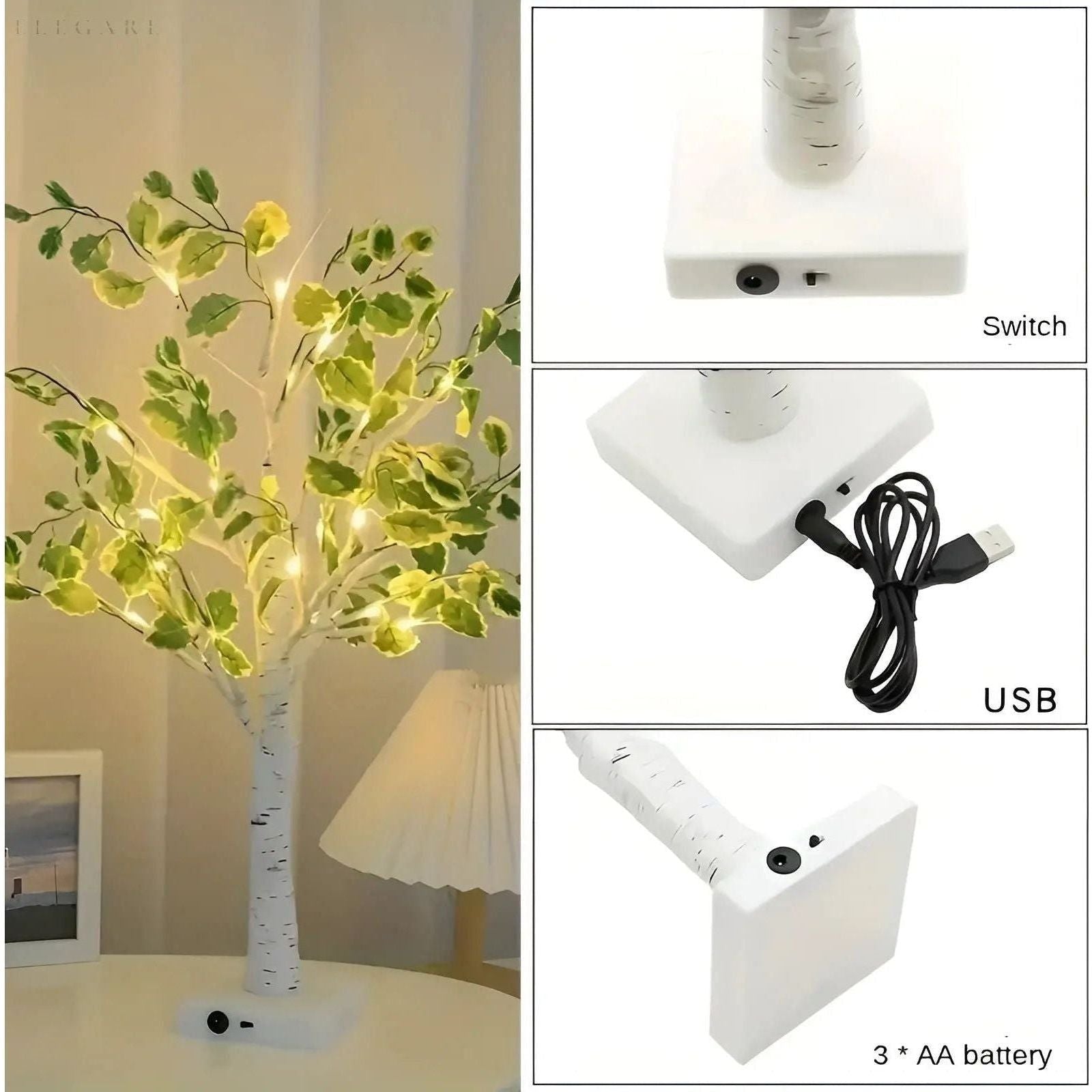 BowLift | BrightTree LED Lamp – Illuminated Tree Light for Home Décor and Ambient Lighting