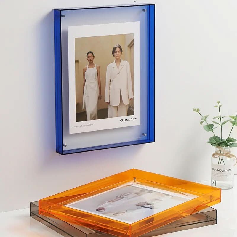 BowLift | Colourful transparent acrylic photo frame for vivid memories
