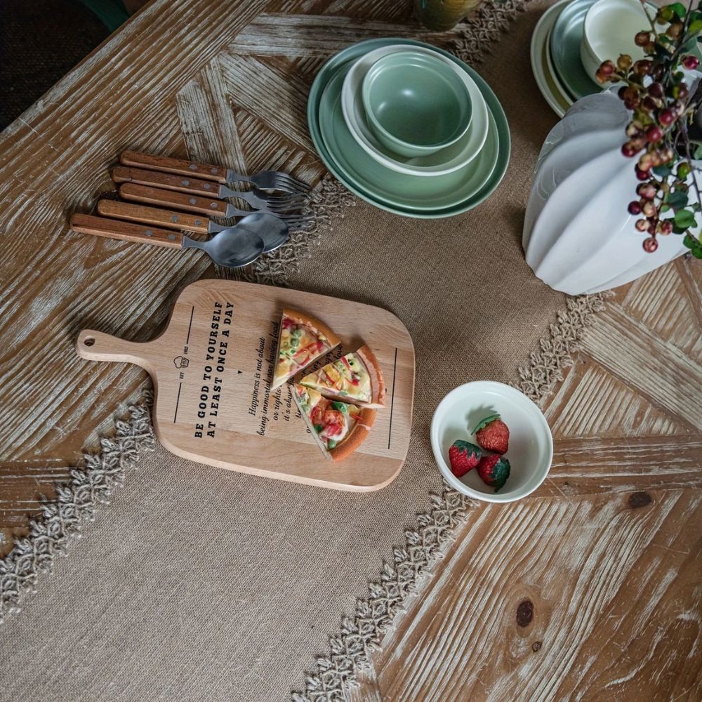 BowLift | Burlap Charm Boho Table Runner