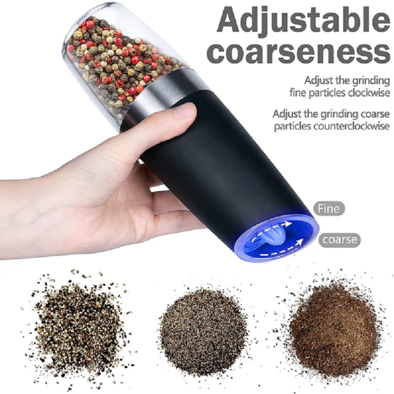 BowLift | Automatic Electric Gravity Induction Salt and Pepper Grinder