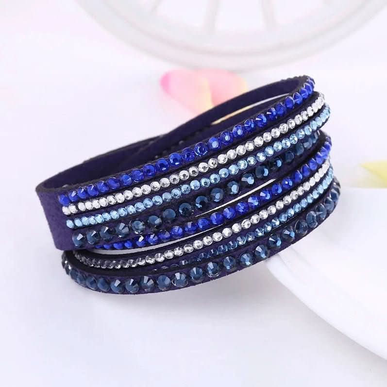 BowLift | Elegant Wrap Bracelet with Crystals for Women