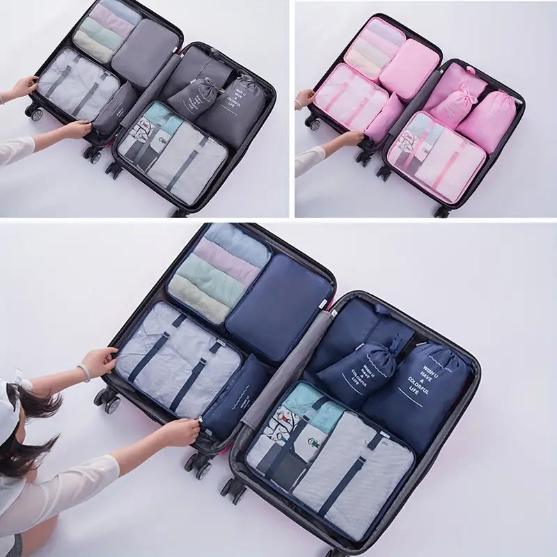 BowLift | Easy-Pack Travel Cubes | 8-Piece Set for Organized Packing & Hassle-Free Travel