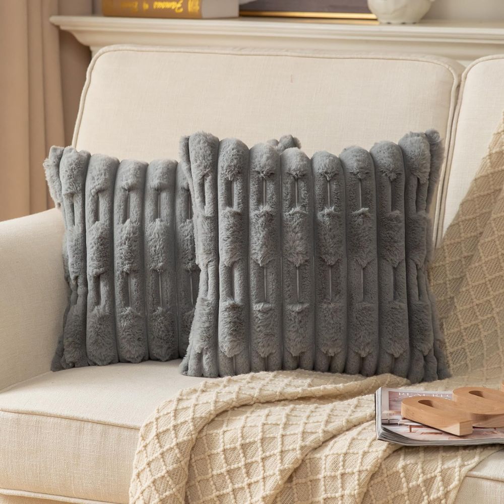 BowLift | Calm Weave Plush Cushion Cover