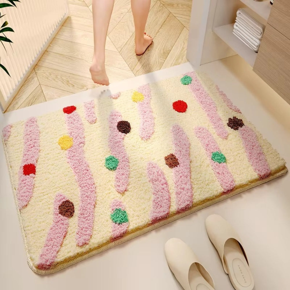 BowLift | Candy Color Clash Bath Mat