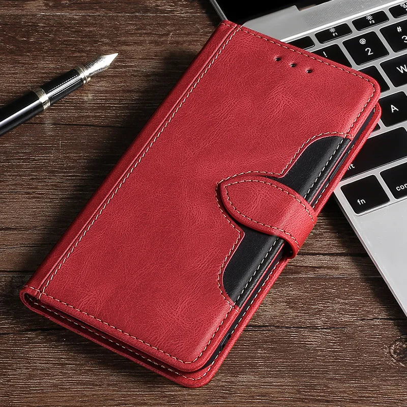 BowLift | Wallet Magnetic Flip Leather Case for iPhone