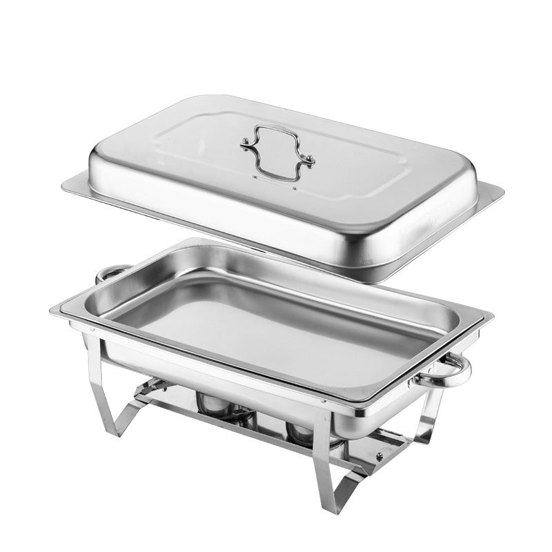 BowLift | Thickened Stainless Steel Commercial Household Buffet Stove, Restaurant Hotel Heating Container Alcohol Insulation Stove