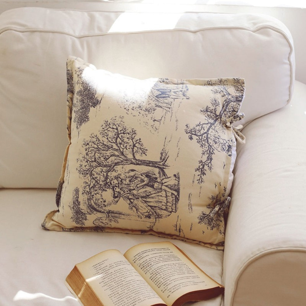 BowLift | Chateau Vintage Print Cushion Cover