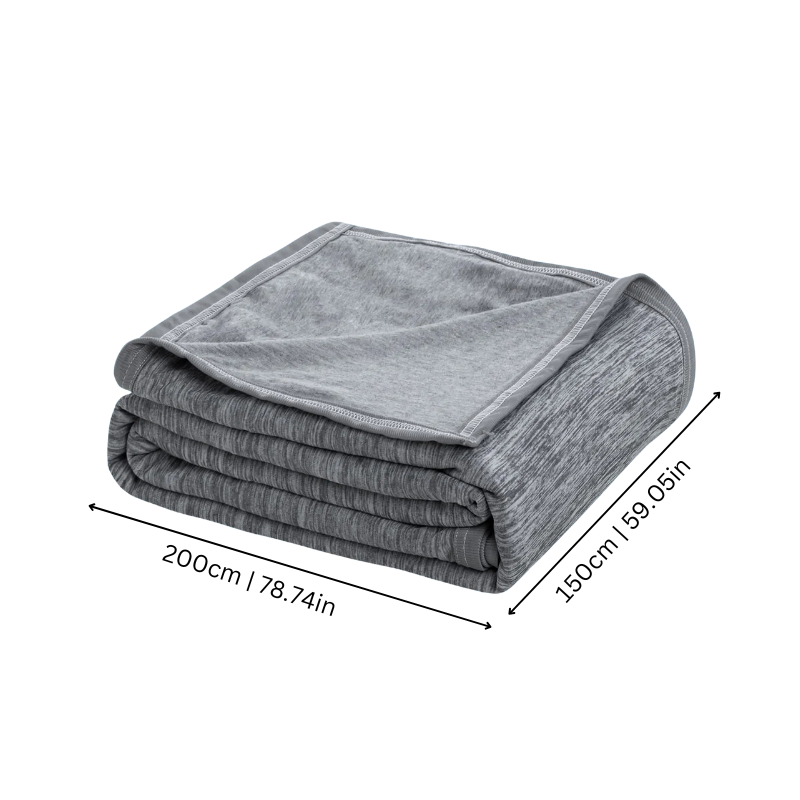 BowLift | Chilluxe Double-Sided Cooling Blanket – Lightweight Summer Blanket for Comfortable Sleeping Climate