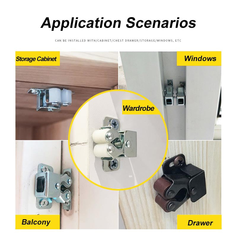 BowLift | Classic Cabinet Door Stainless Steel Snap Locks
