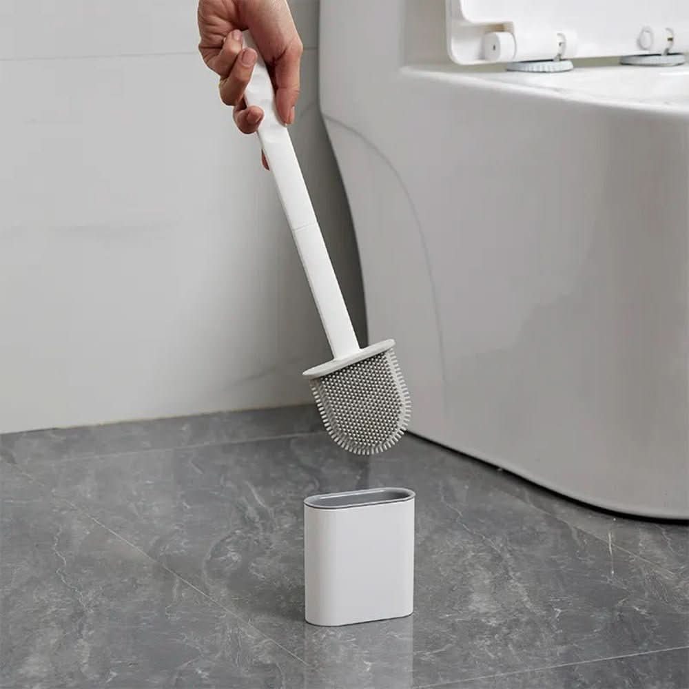 BowLift | Hygienic Silicone Toilet Brush with Wall Holder