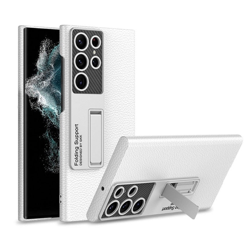 BowLift | Luxurious, ultra-thin leather phone case, shockproof, for Samsung Galaxy 23