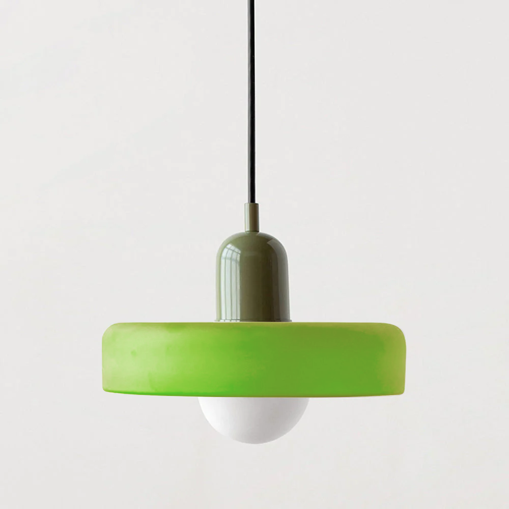 BowLift | Bauhaus Inspired Colourful Glass Pendant Light