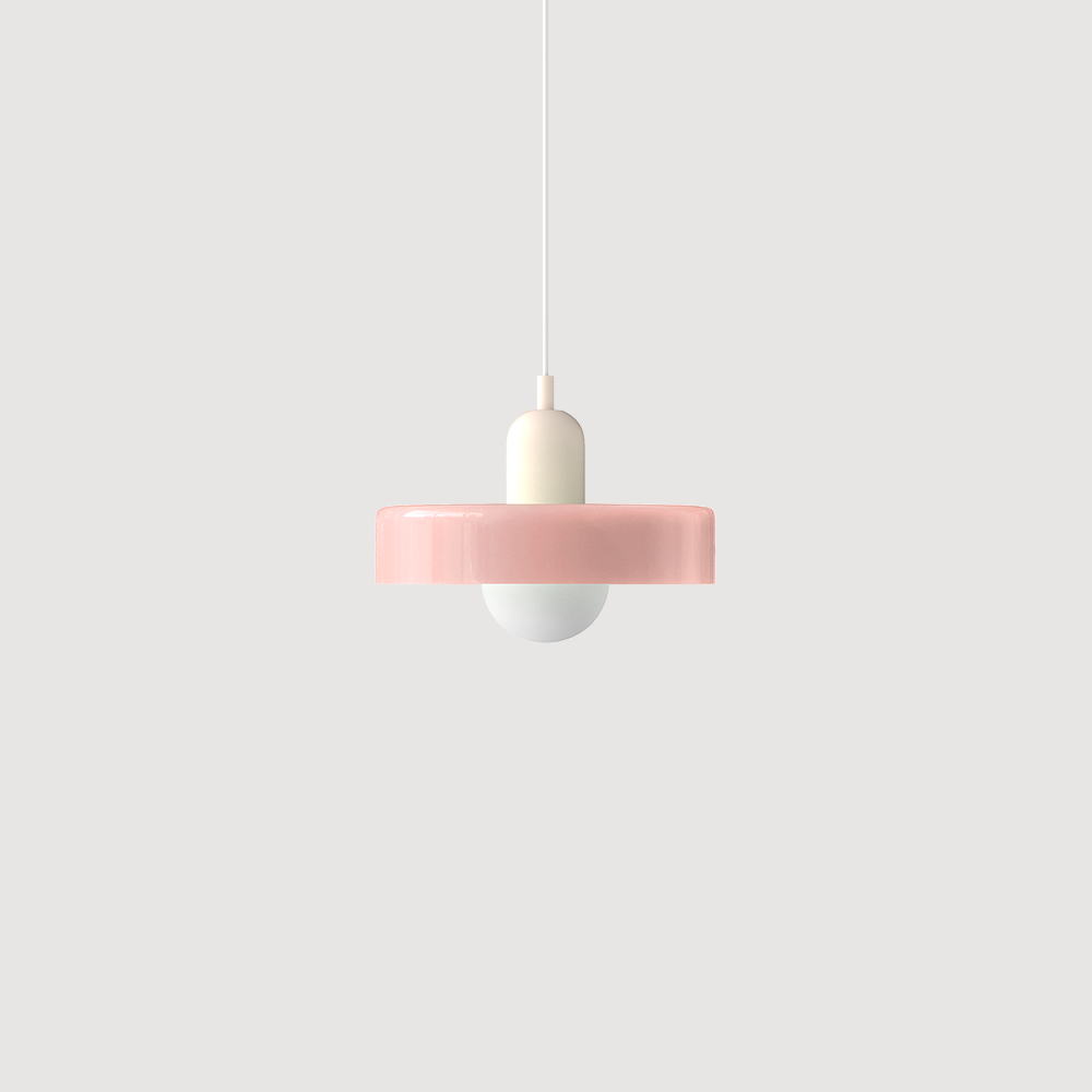 BowLift | Bauhaus Inspired Colourful Glass Pendant Light