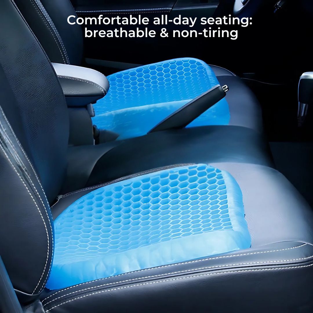 BowLift | GelRelax Seat Cushion – Orthopedic Gel Seat Cushion for Pressure Relief and Comfort