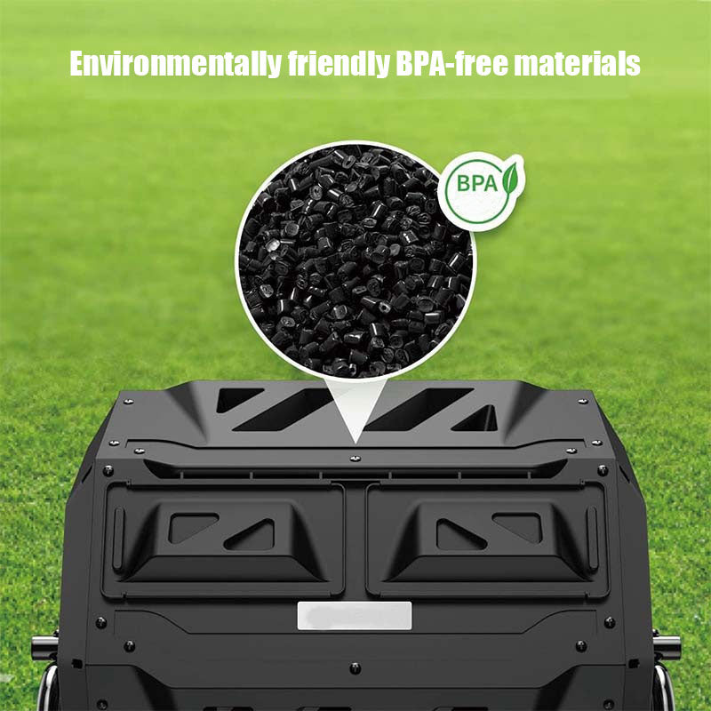 BowLift | Tipping Bucket Compost Drum Box Composter, Garden Leaf Compost Barrel Leaf Fermentation Box