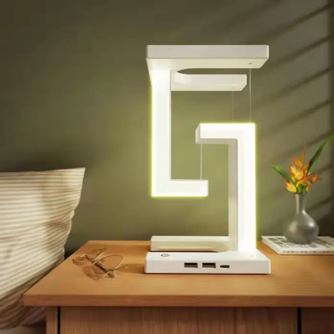 BowLift | Anti Gravity Orbit Wireless Charging Night Lamp