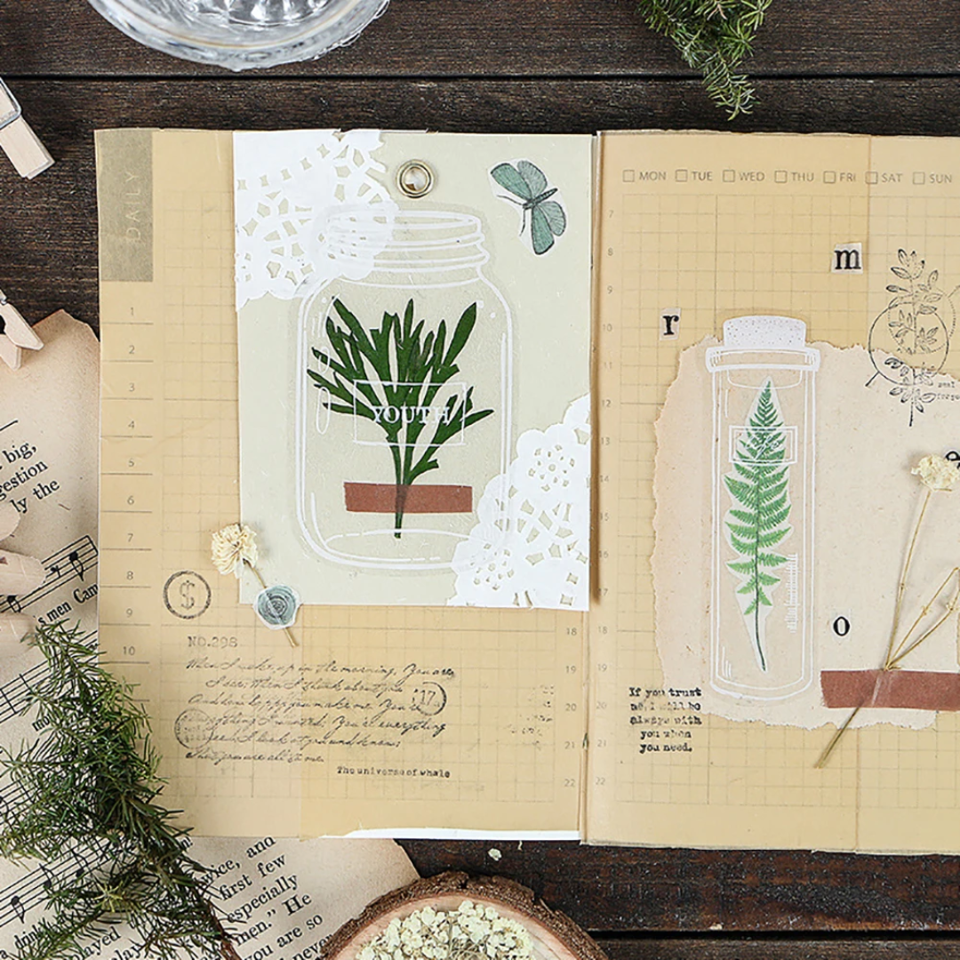 BowLift | DIY Transparent Natural Floral Bookmarks